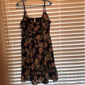 Spaghetti strap floral dress